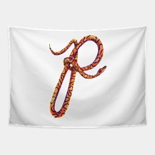 P - Brazilian rainbow boa Tapestry