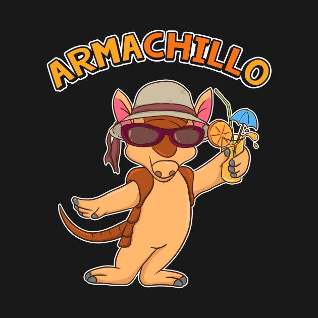 Cute & Funny Armachillo Relaxing Chill Armadillo by theperfectpresents