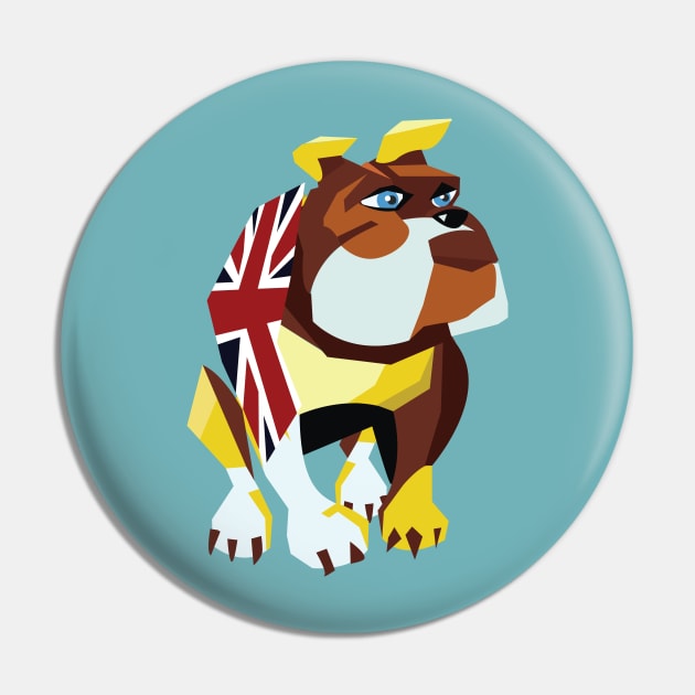 British Bulldog Pin by nickemporium1