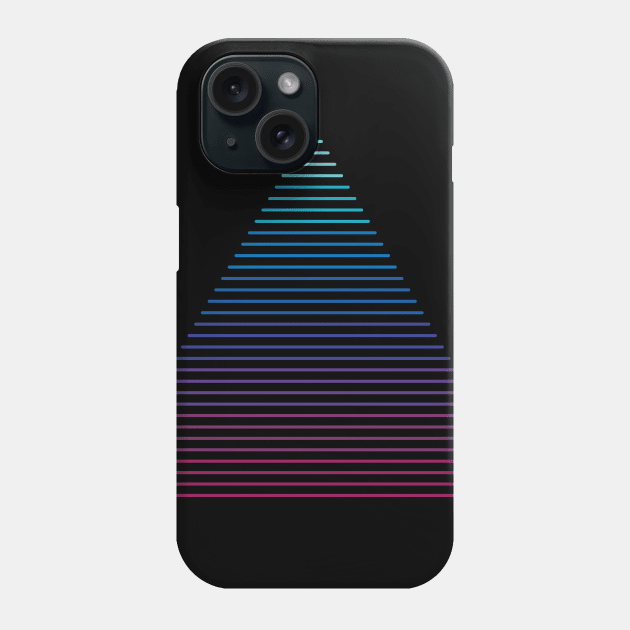 Neon Strata Phone Case by Thepapercrane