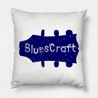 BluesCraft (dark on light) Pillow