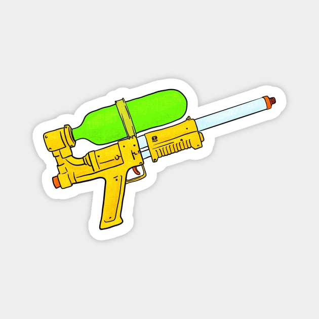 Supersoaker Magnet by NeaandTheBeard