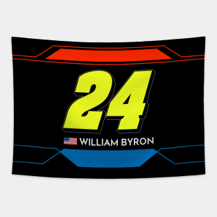 William Byron #24 2023 NASCAR Design Tapestry