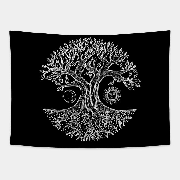 Tree of Life - Yggdrasil Tapestry by Nartissima