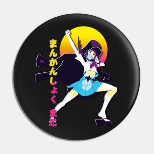 Mako Mankanshoku Kill la Kill  Anime Retrowave Pin