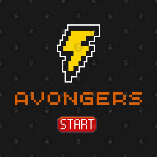 AVONGERS, Retro Game by Ryan Rad