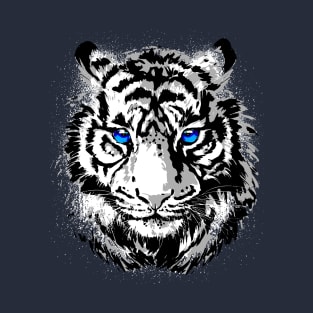 White Tiger Head - Realistic Tiger Eyes T-Shirt