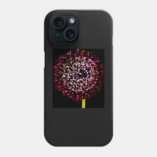 Black Knight Scabiosa Phone Case