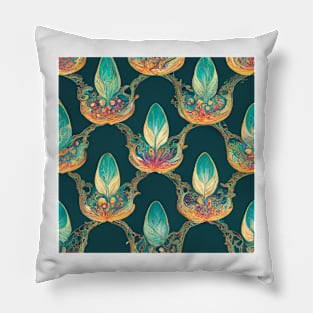 Elegant gems of yesteryear IV Pillow