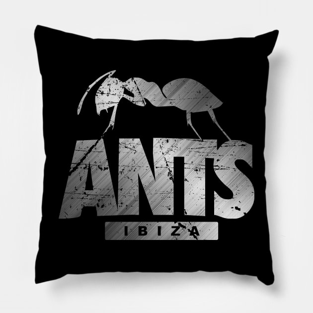 ANTS PARTY - ibiza collector special edition Pillow by BACK TO THE 90´S