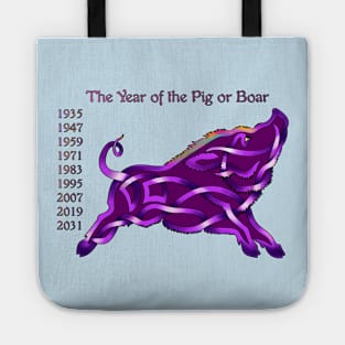 Chinese Boar Tote