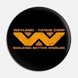 WEYLAND CORP (orange) Pin