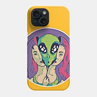 Alien Infiltrator Girl Phone Case