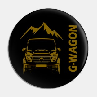 G wagon br463 gold Pin