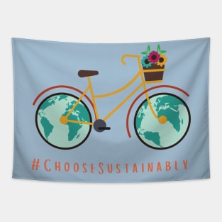 Choose sustainably bike Tapestry