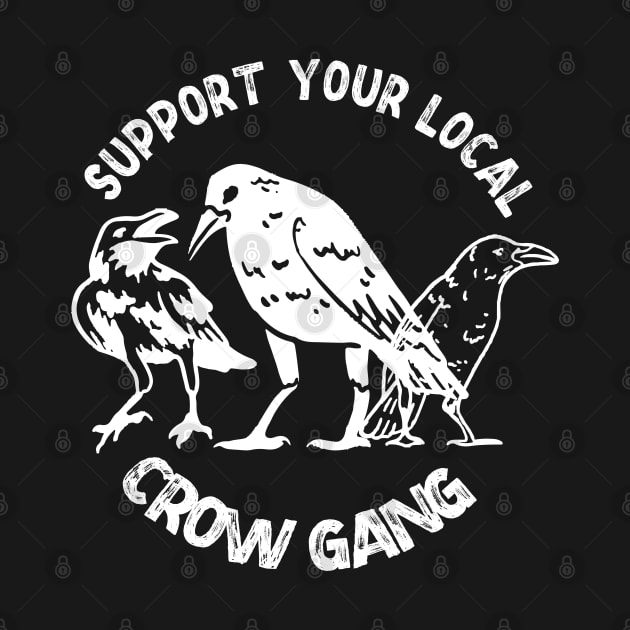 Street Crow gang funny vintage ravens lovers Christmas gift by NIKA13