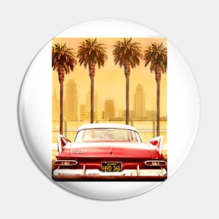 PLYMOUTH SAVOY WITH PALM TREES Pin