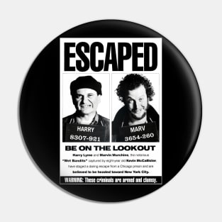 Wet Bandits Wanted Poster Pin