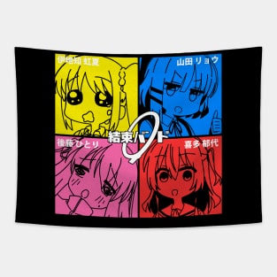 Kessoku Band with Funny Expressions Tapestry