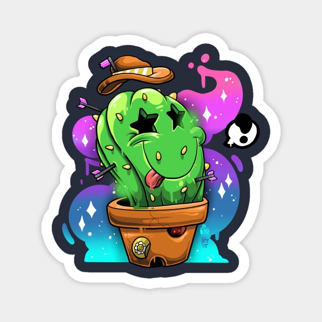 Cactus cowboy Magnet by tarboxx2