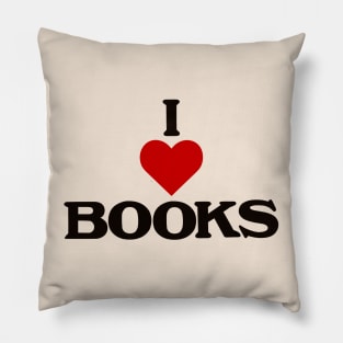 I Love Books Pillow