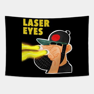 Laser Eyes Tapestry