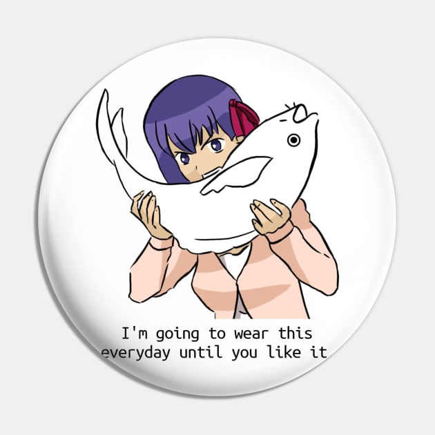 Sakurafish Shirt Pin by iklone