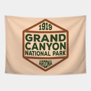 Grand Canyon National Park badge Tapestry