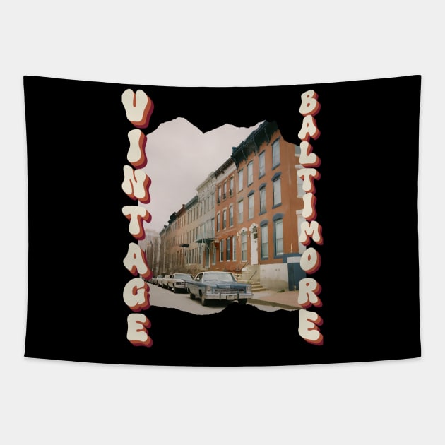 VINTAGE BALTIMORE DESIGN Tapestry by The C.O.B. Store