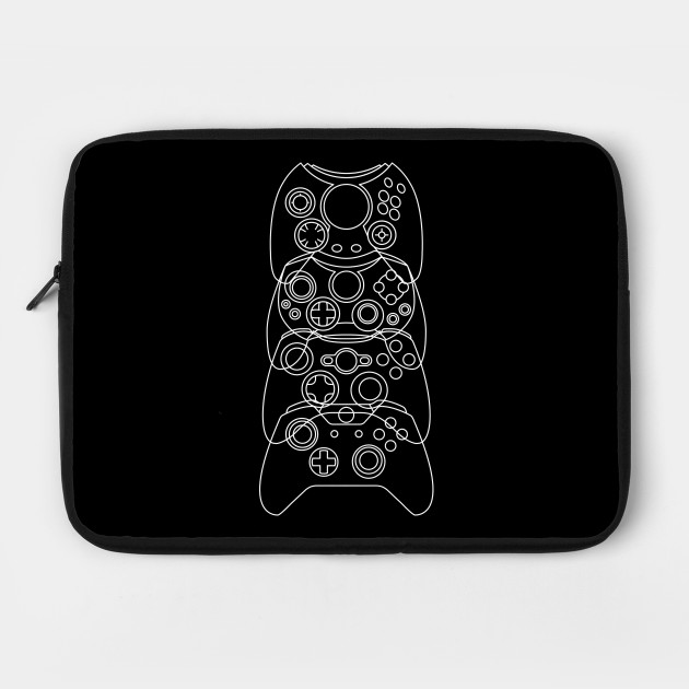 Xbox Controller Evolution (White Lines)