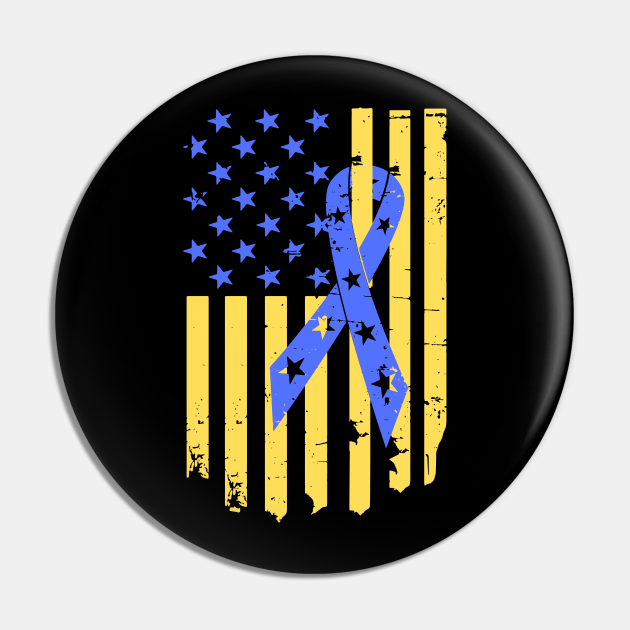 Down Syndrome Chevron Arrow for Trisomy 21 and Down Syndrome Awareness