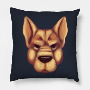 Bad Dog (no text) Pillow