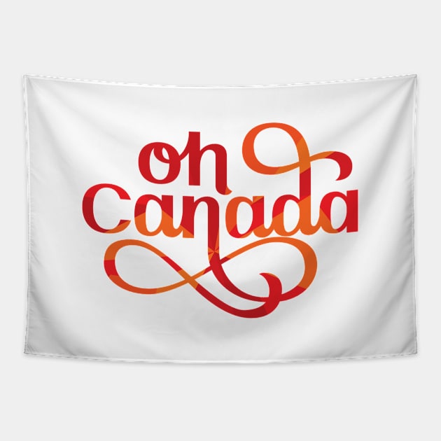 Oh Canada Tapestry by polliadesign