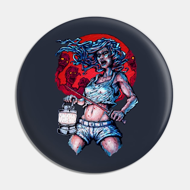 Zombies Night Pin by Villainmazk