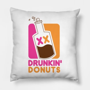 Drunkin Donuts Pillow