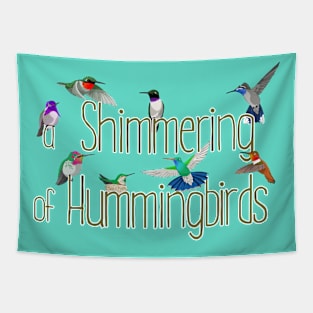 Collective Nouns - Hummingbirds Tapestry