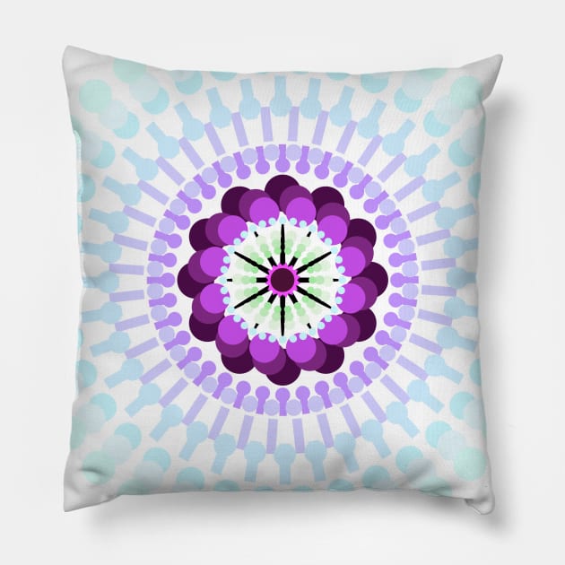 Blooming Burst Pillow by L'Appel du Vide Designs by Danielle Canonico