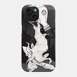 Gas Mask Tree Phone Case