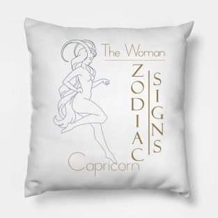 The woman Capricorn Pillow