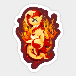 Sunset Sonadow Sticker for Sale by MephilesJester