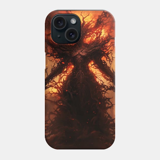 Unbegotten Deity of Fire Phone Case by Geek Culture