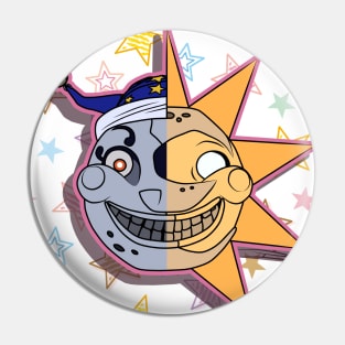 Sun and Moon Fnaf Pin