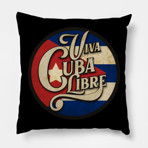 Viva Cuba Libre Pillow by CTShirts