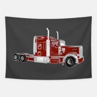 American Kenworth Truck Tapestry