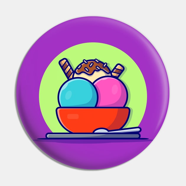 Ice Cream Scoop Cartoon Vector Icon Illustration (2) Pin by Catalyst Labs