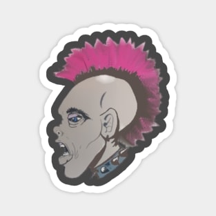 Punk Mohawk Magnet