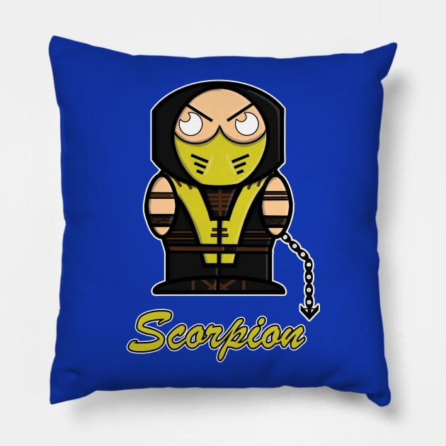 Scorpion (Demonoids) Pillow by demontoy