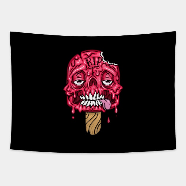 Tombstone Creamsicle - Red Tapestry by dirtbagdesigns