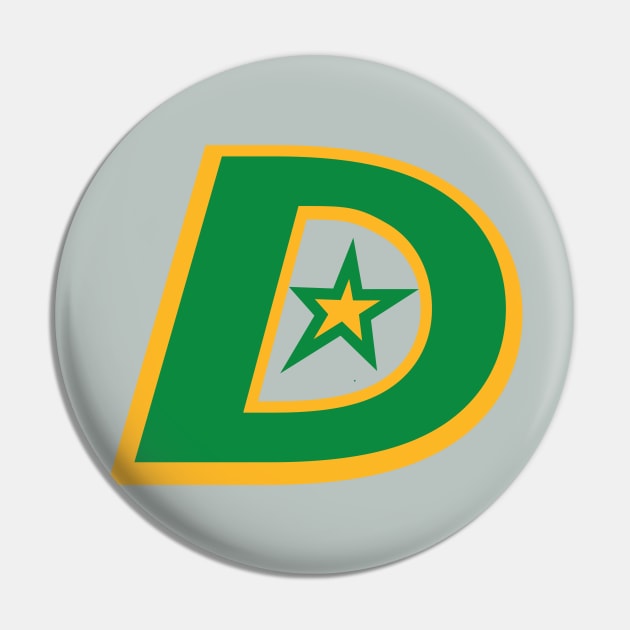 Dallas North Stars Pin by MAS Design Co