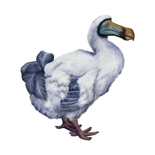 The extinct Dodo. Dodo illustration. Quirky, weird and fluffy. Have a piece of natural history. Unique gift. T-Shirt